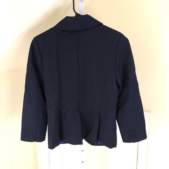 Modcloth EUC Women's Blue One Button Notched Collar Blazer XS - Picture 4 of 6